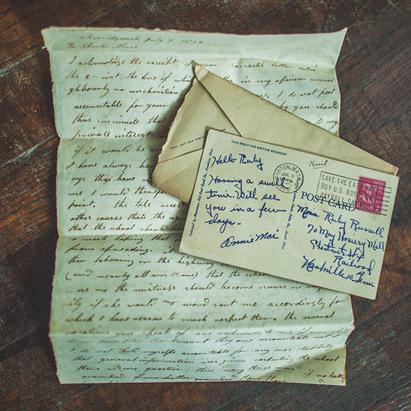 THE LOST ART OF WRITING A LETTER