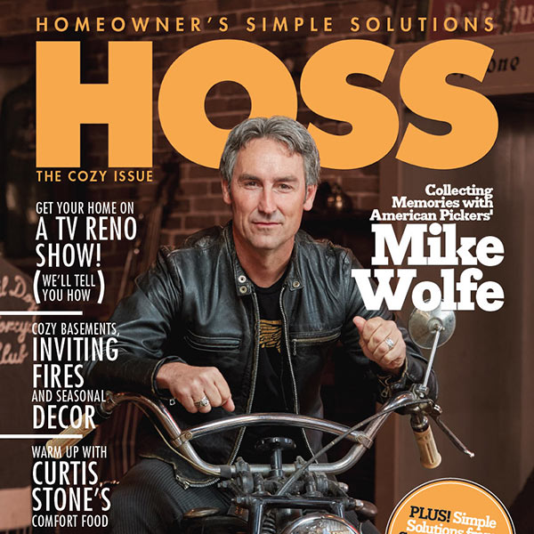 MIKE WOLFE CONTRIBUTES TO HOSS MAGAZINE
