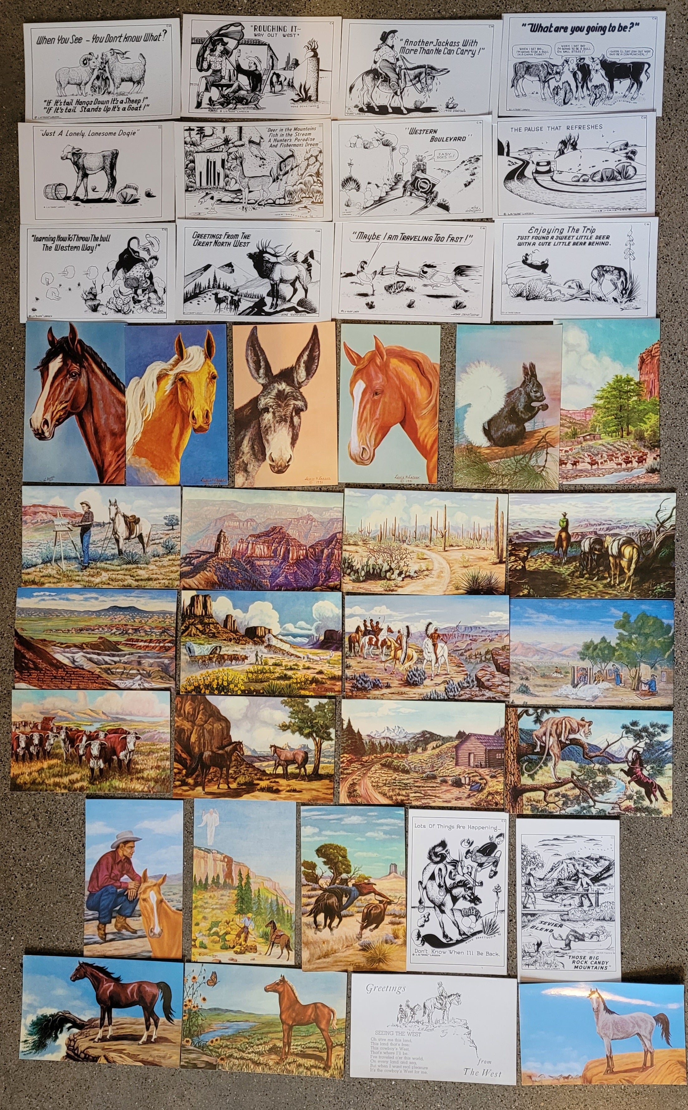 Larsen Postcards Collection | Antique Archaeology