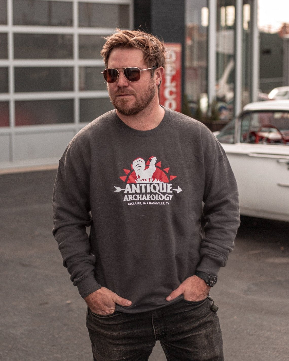 Classic Logo Crewneck | Antique Archaeology