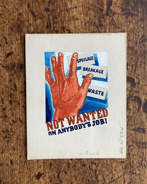 War Time Industrial Print (Hand)