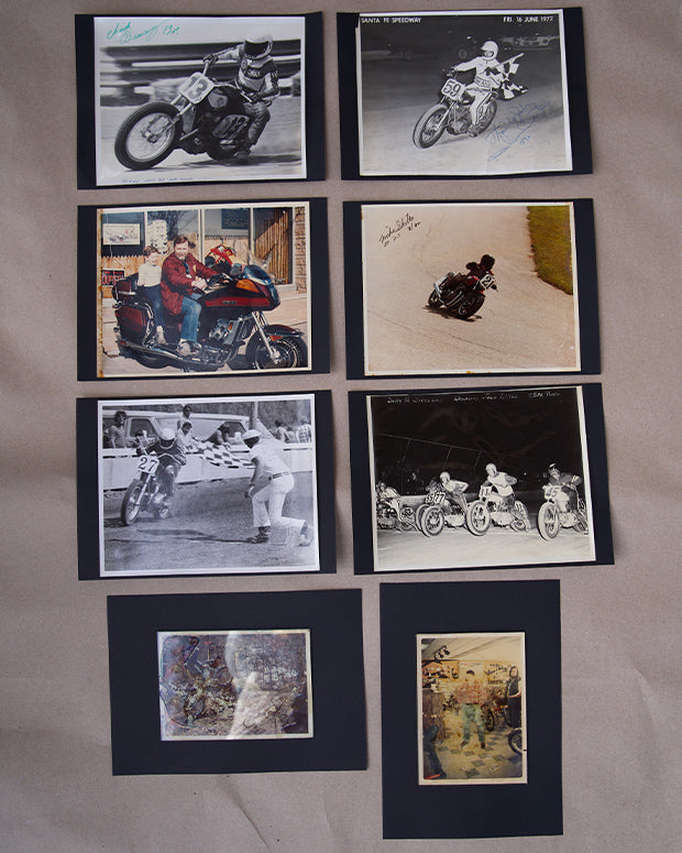 Set Of 8 Moto/Speedway Photos