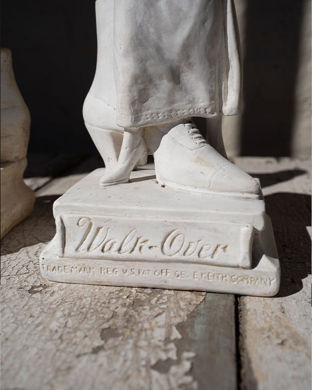 Plaster Shoe Statue Set