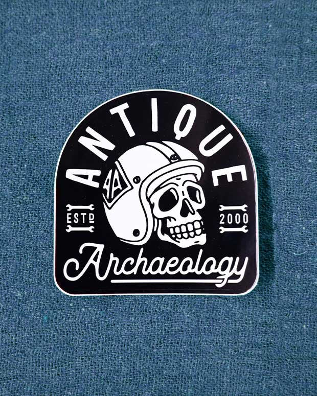 SKULL STICKER – Antique Archaeology