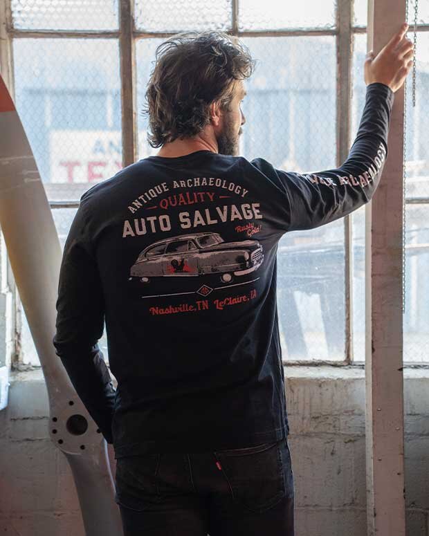 LONG SLEEVE SALVAGE TEE