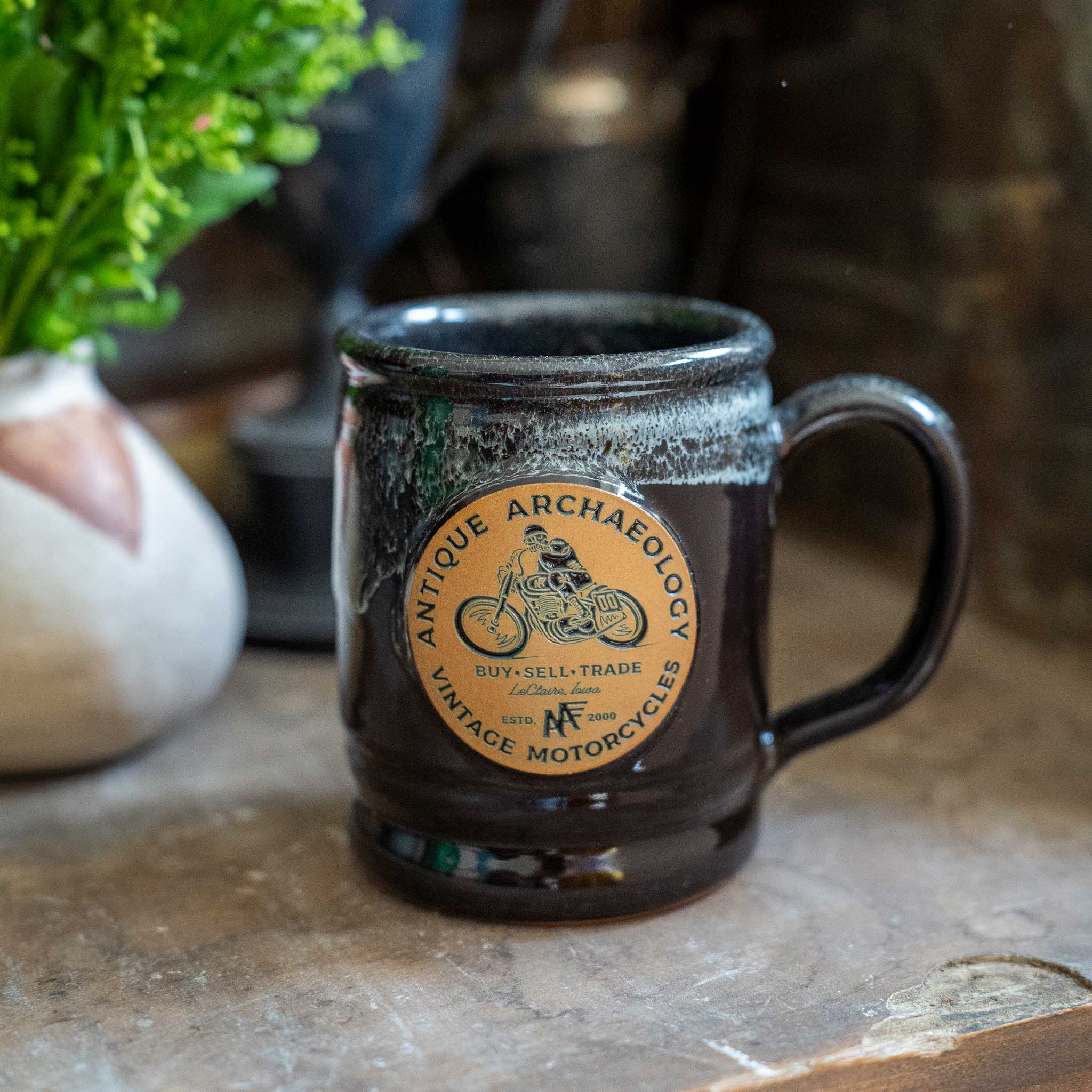 VIntage Motorcycle Mug
