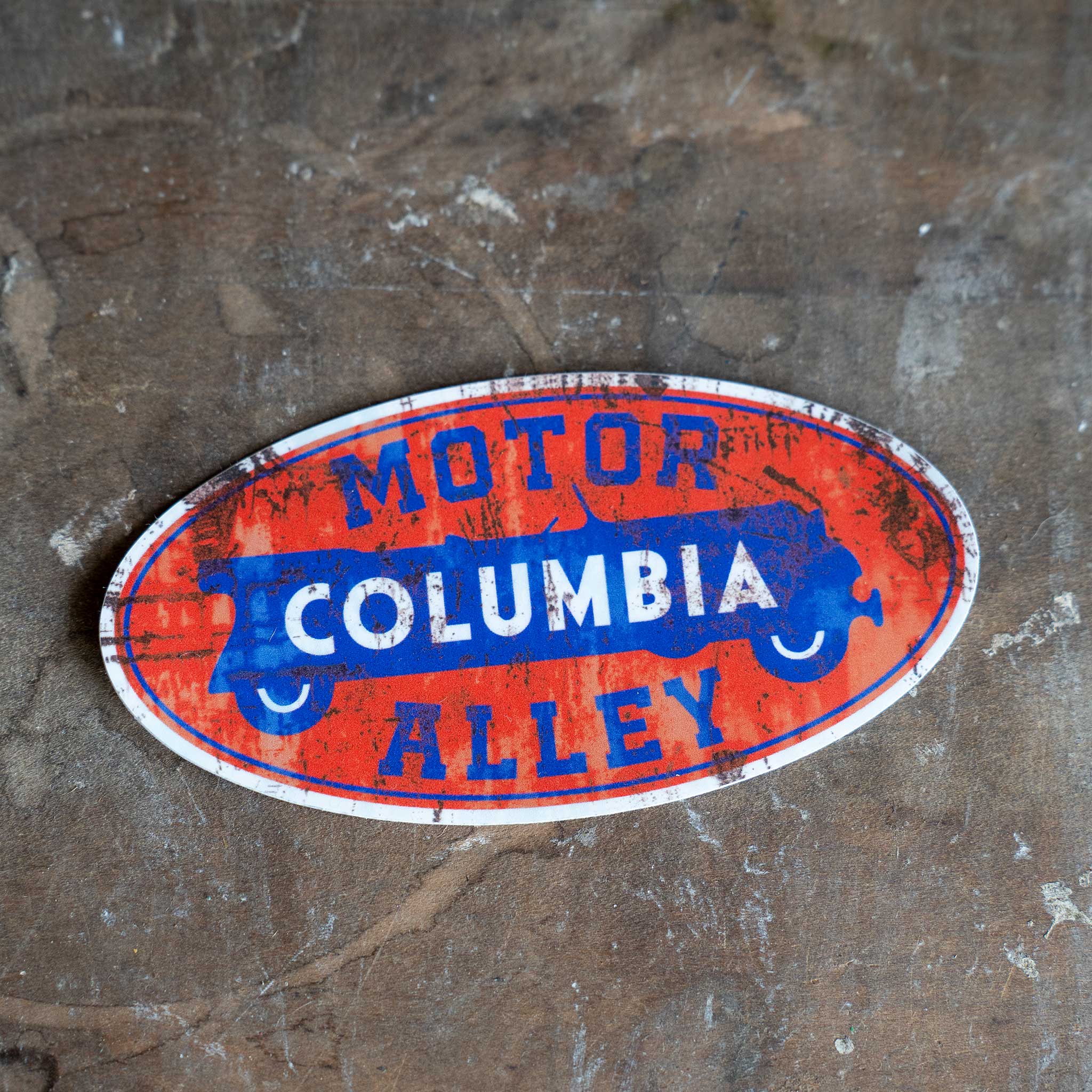 CMA Rusty Orange Sticker