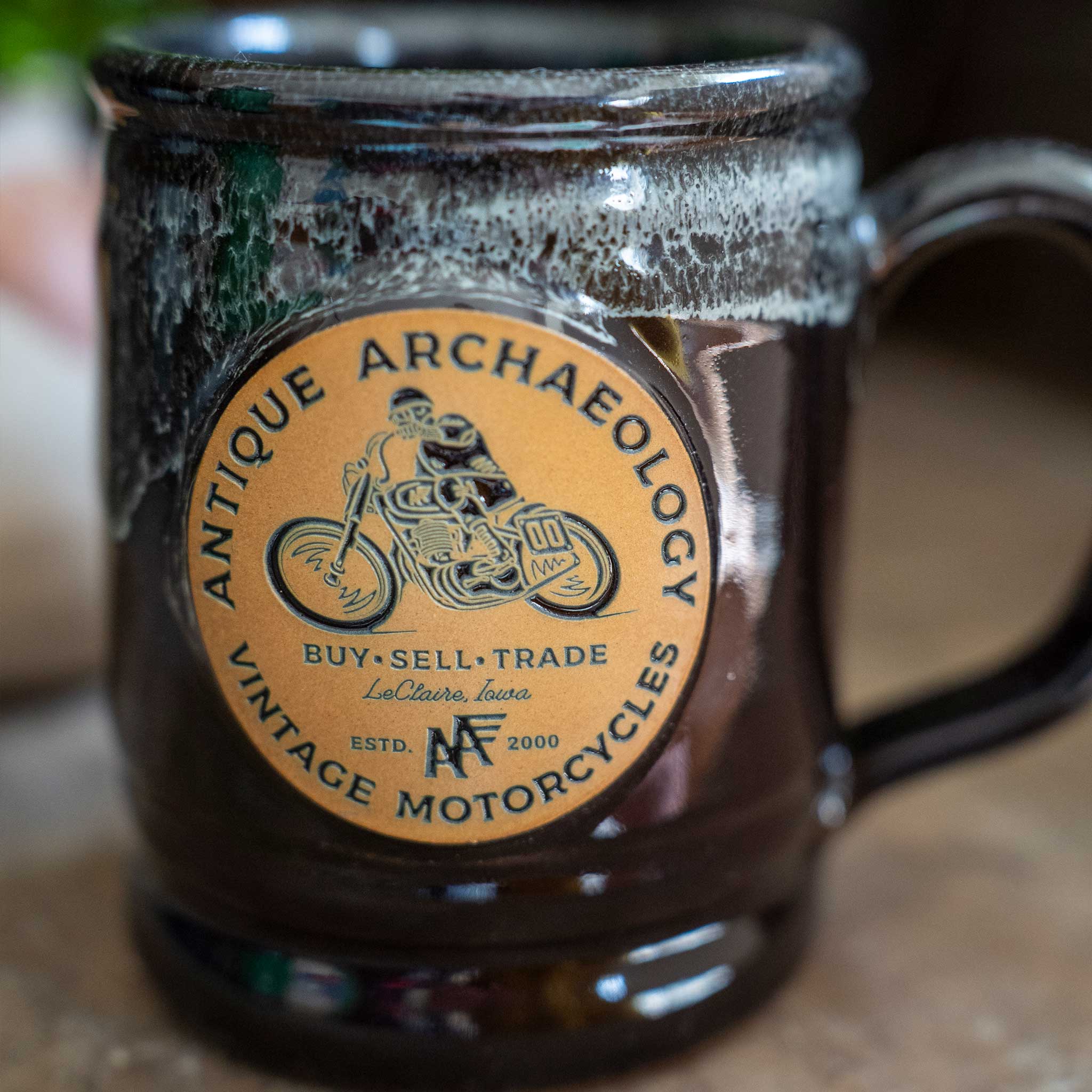 VIntage Motorcycle Mug