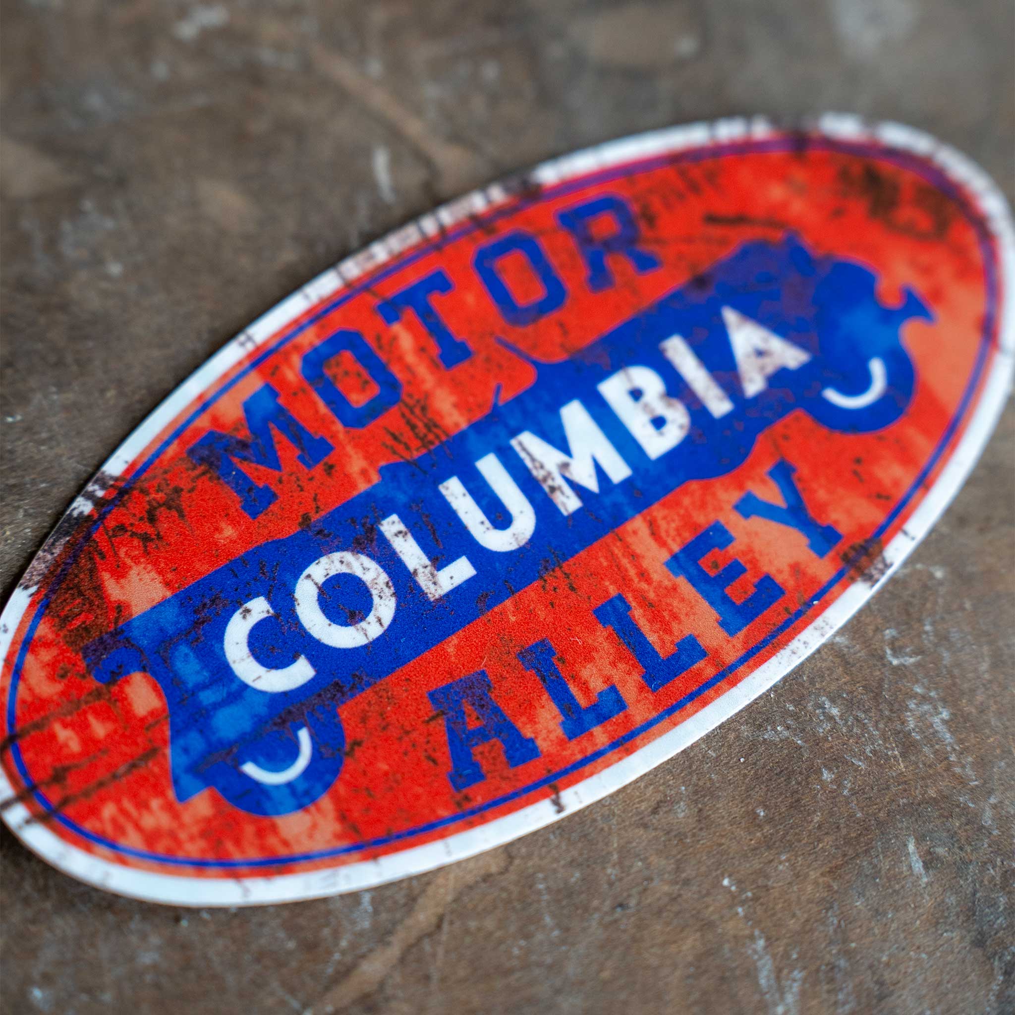 CMA Rusty Orange Sticker