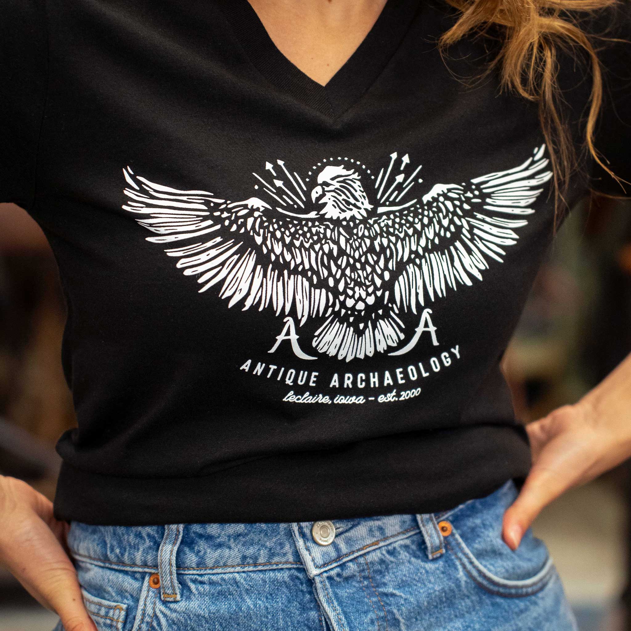 Eagle V-Neck Tee