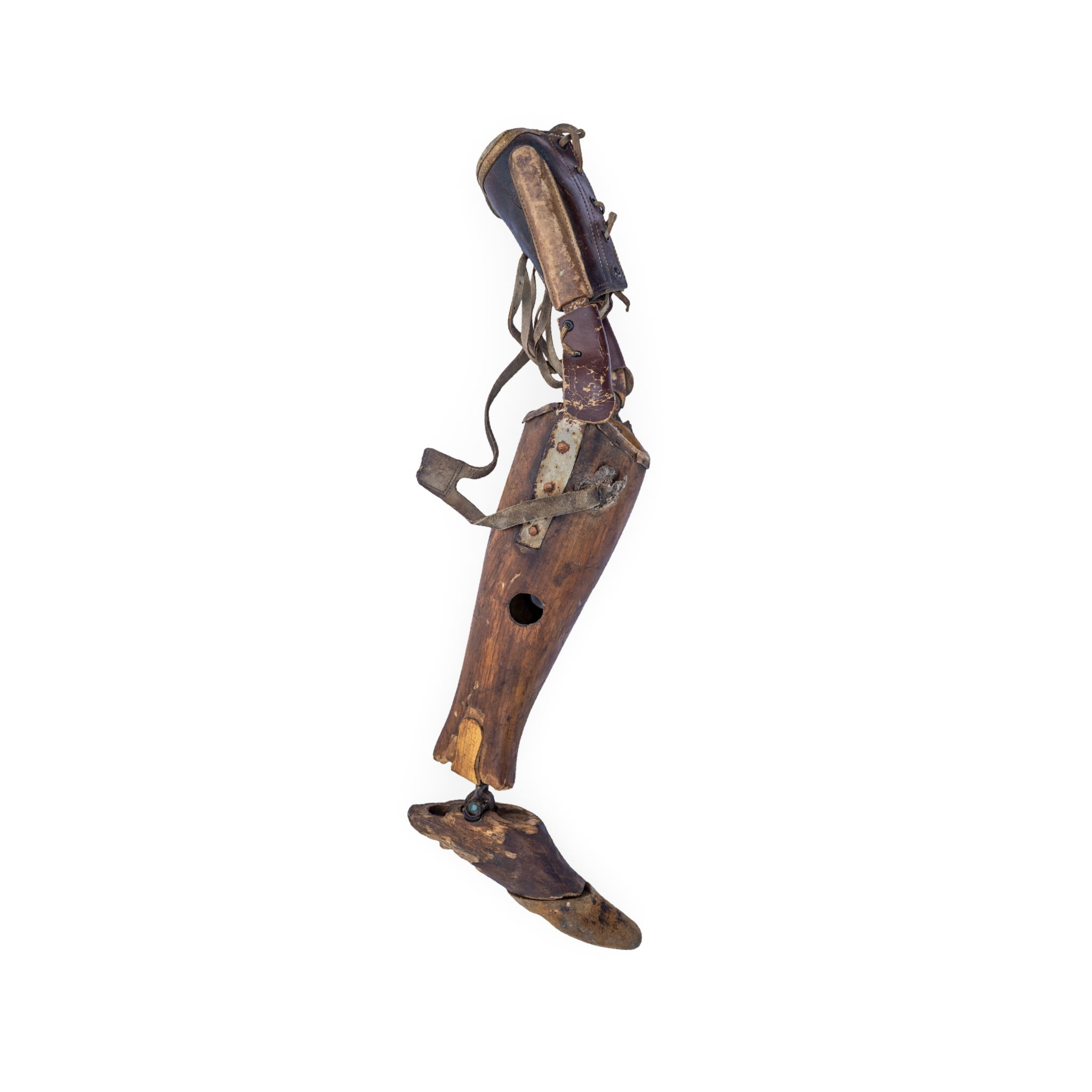 Wooden Prosthetic Leg