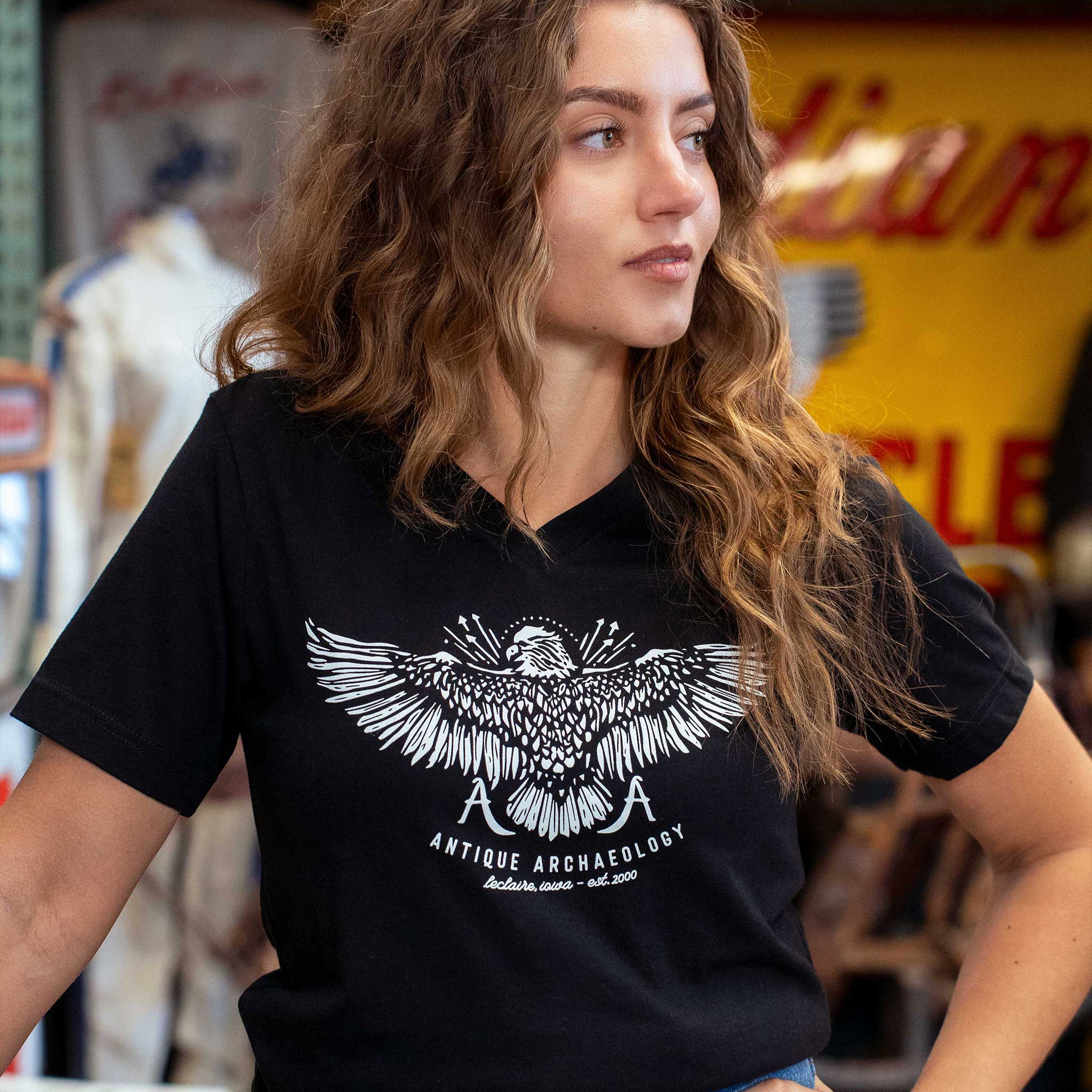 Eagle V-Neck Tee
