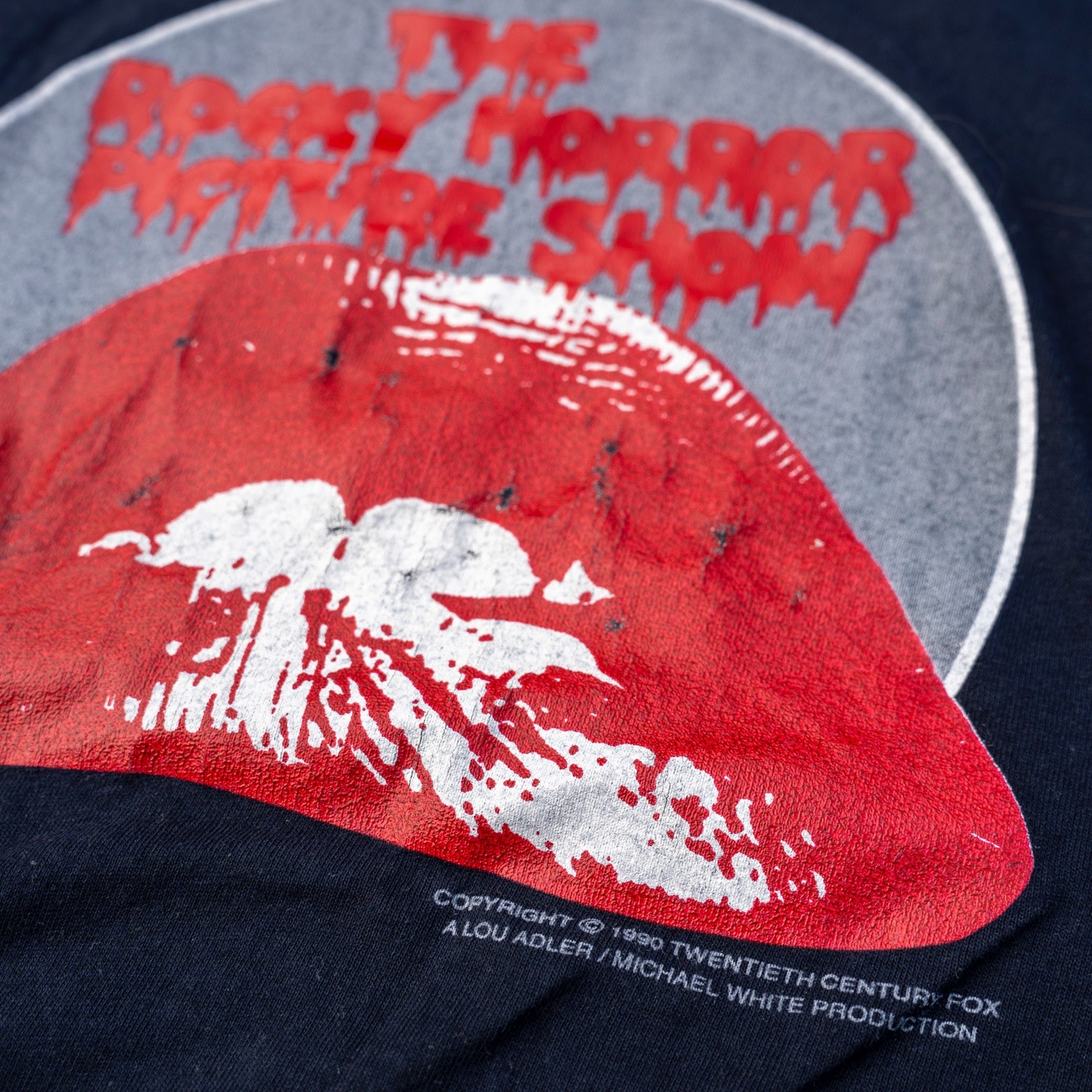 1990 Gray moon with red lips RHPS Shirt