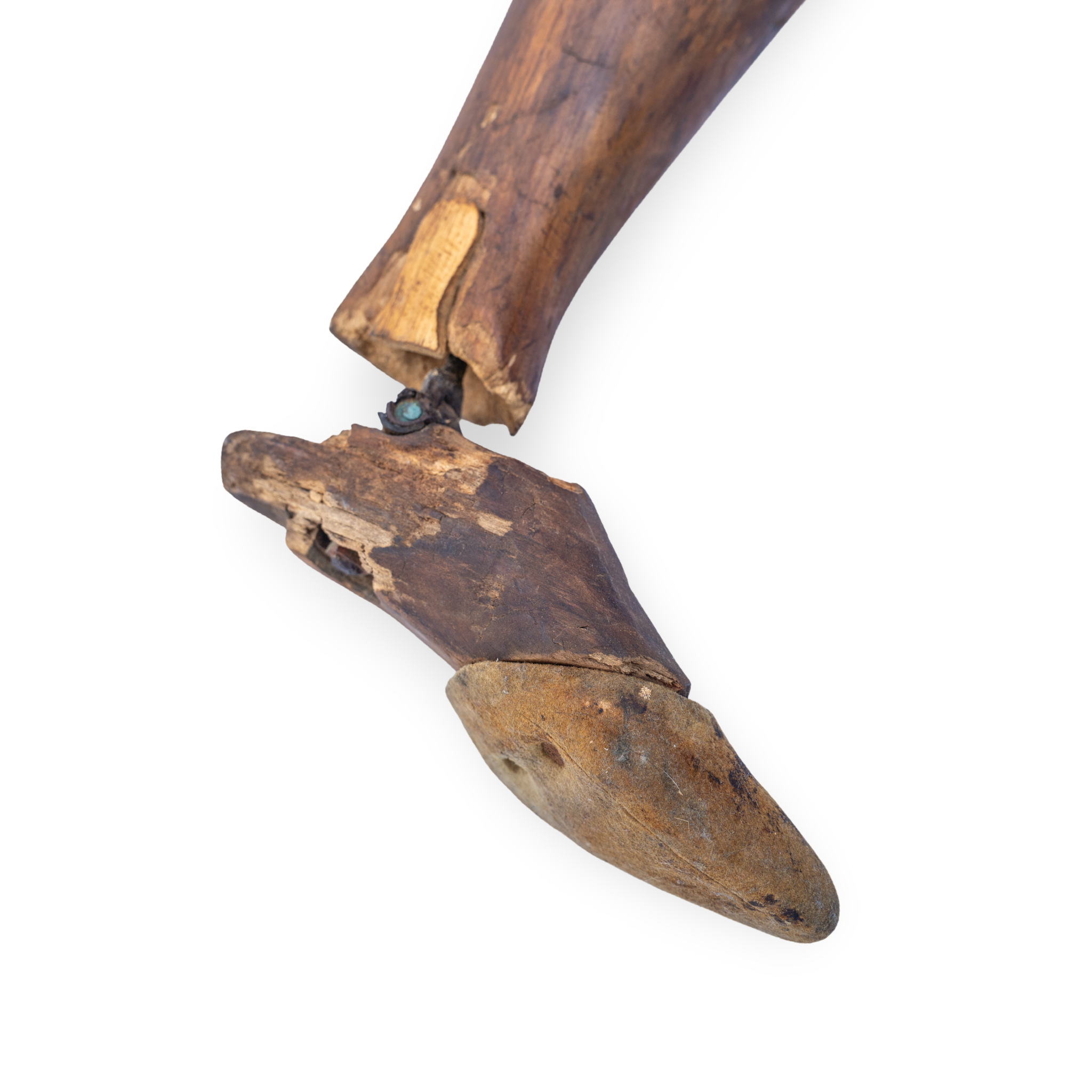 Wooden Prosthetic Leg