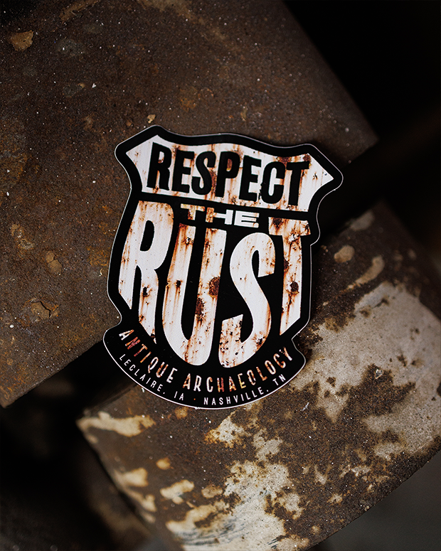 Rust Badge Sticker – Antique Archaeology