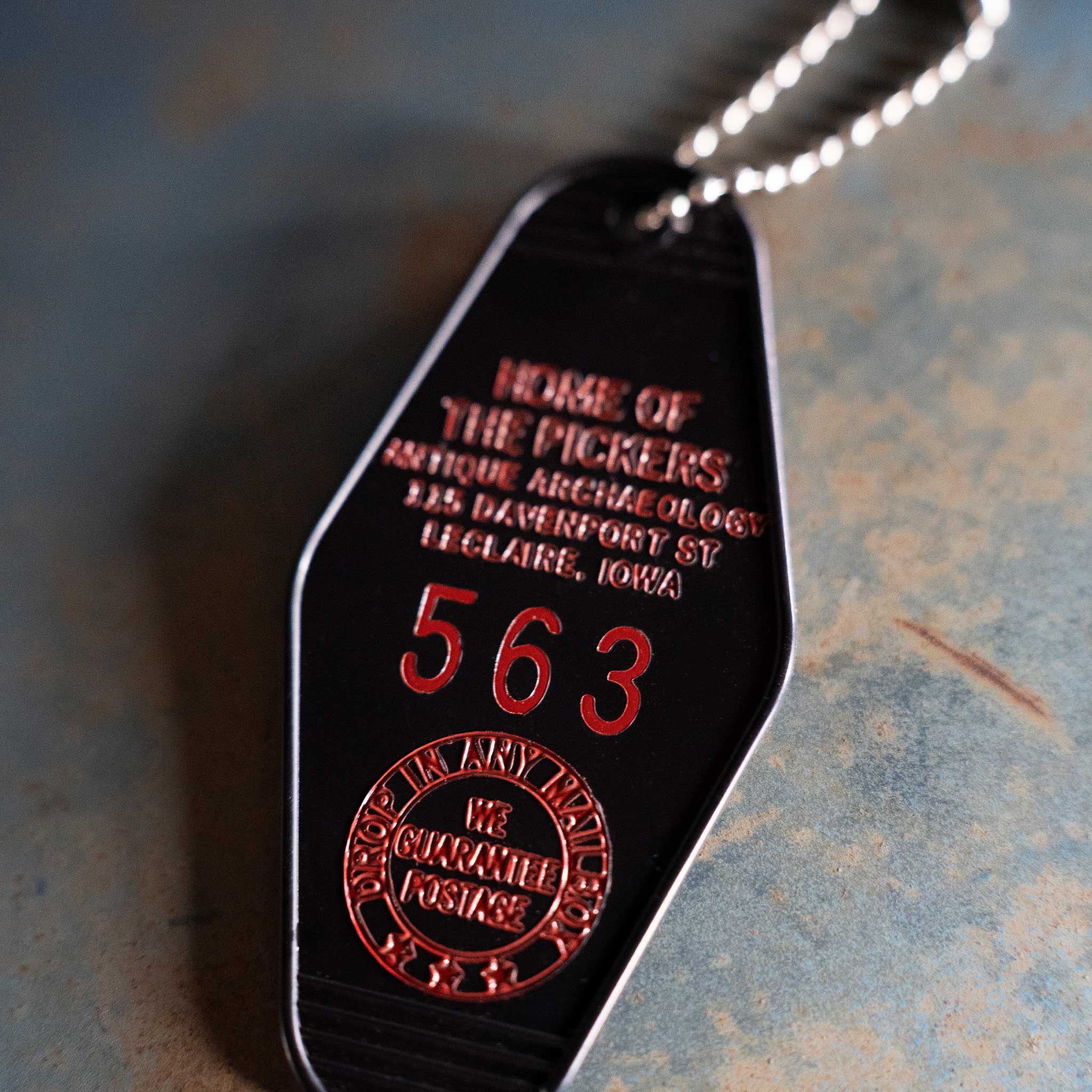 Motel Keychain