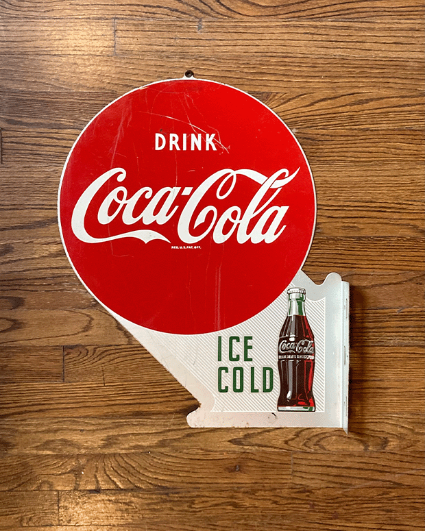 Drink Coca Cola Flanged Sign