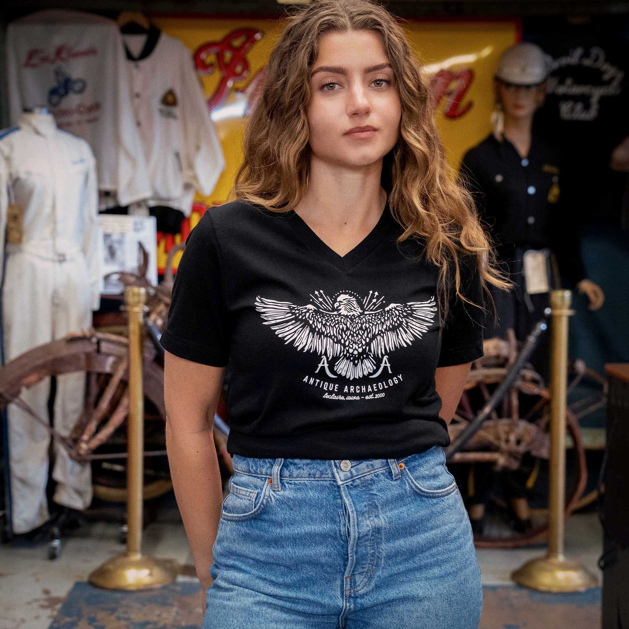 Eagle V-Neck Tee