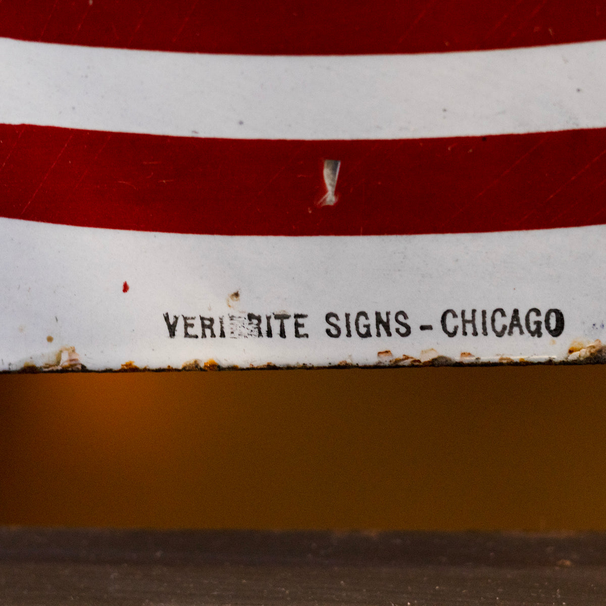 White Eagle Lollipop Sign