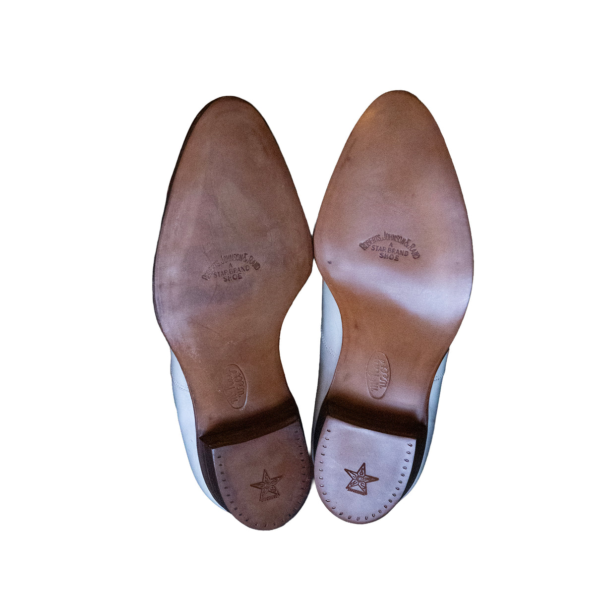 RJR Clipper White Oxford Shoes