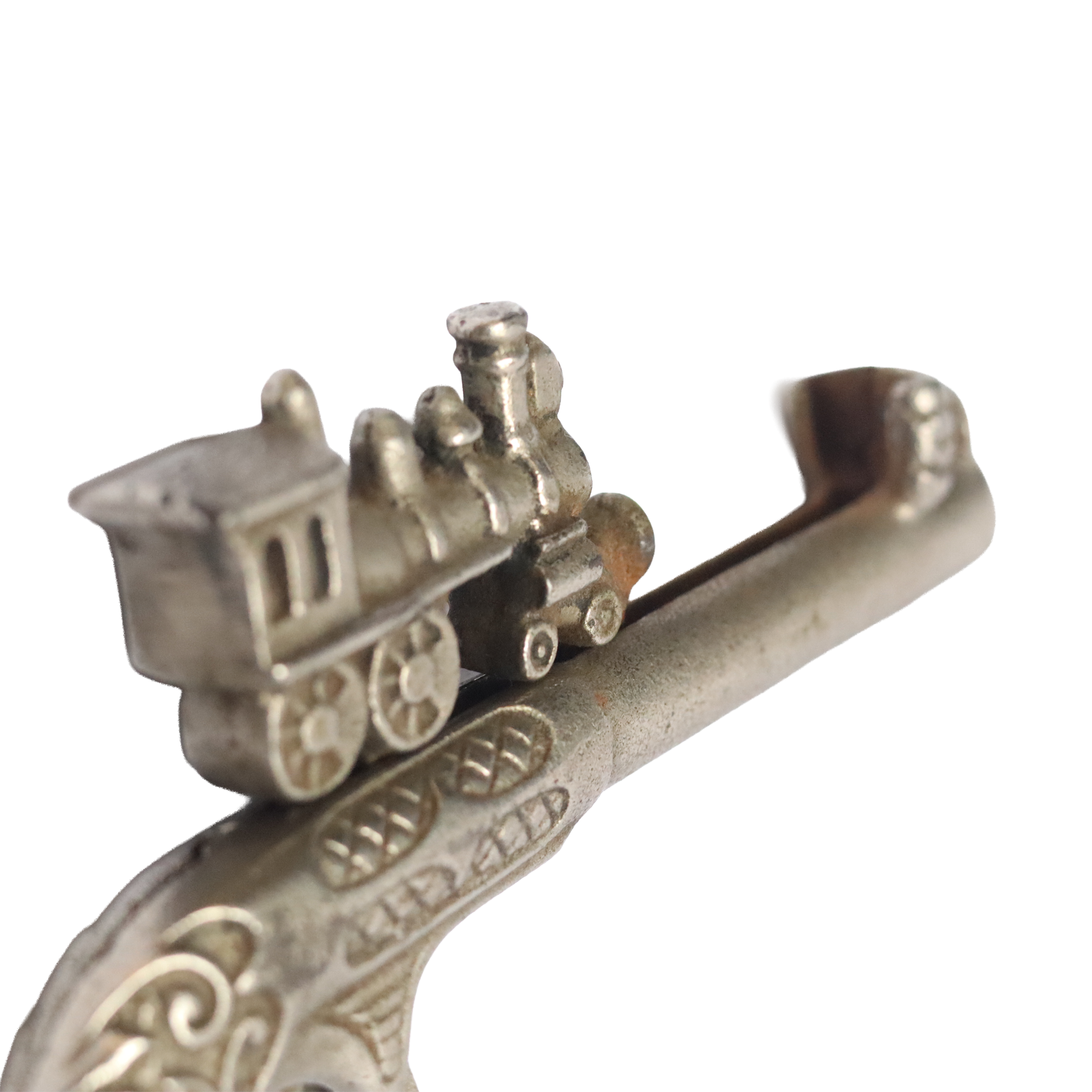 Silver Train Cap Gun