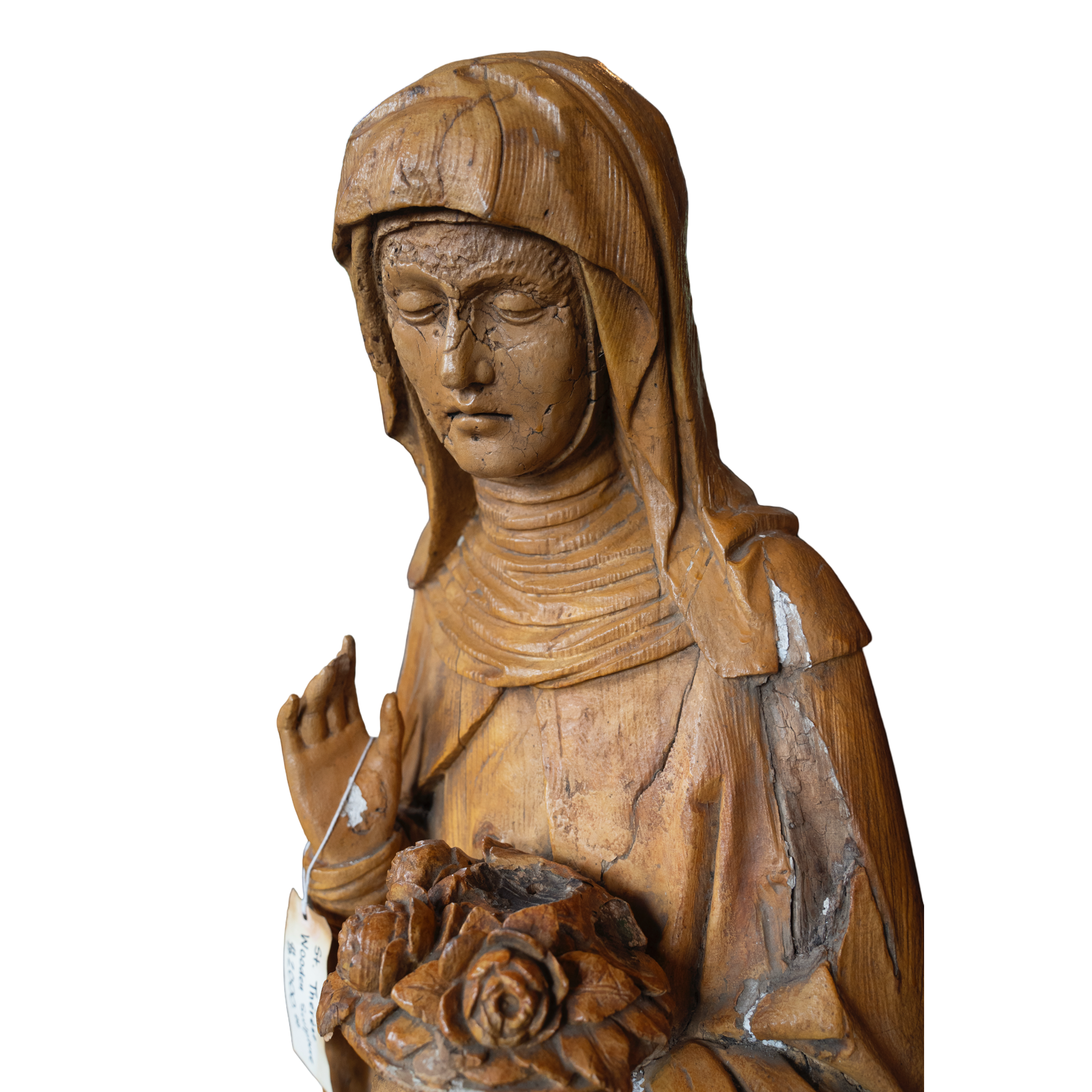 St. Therese Wooden Sculpture