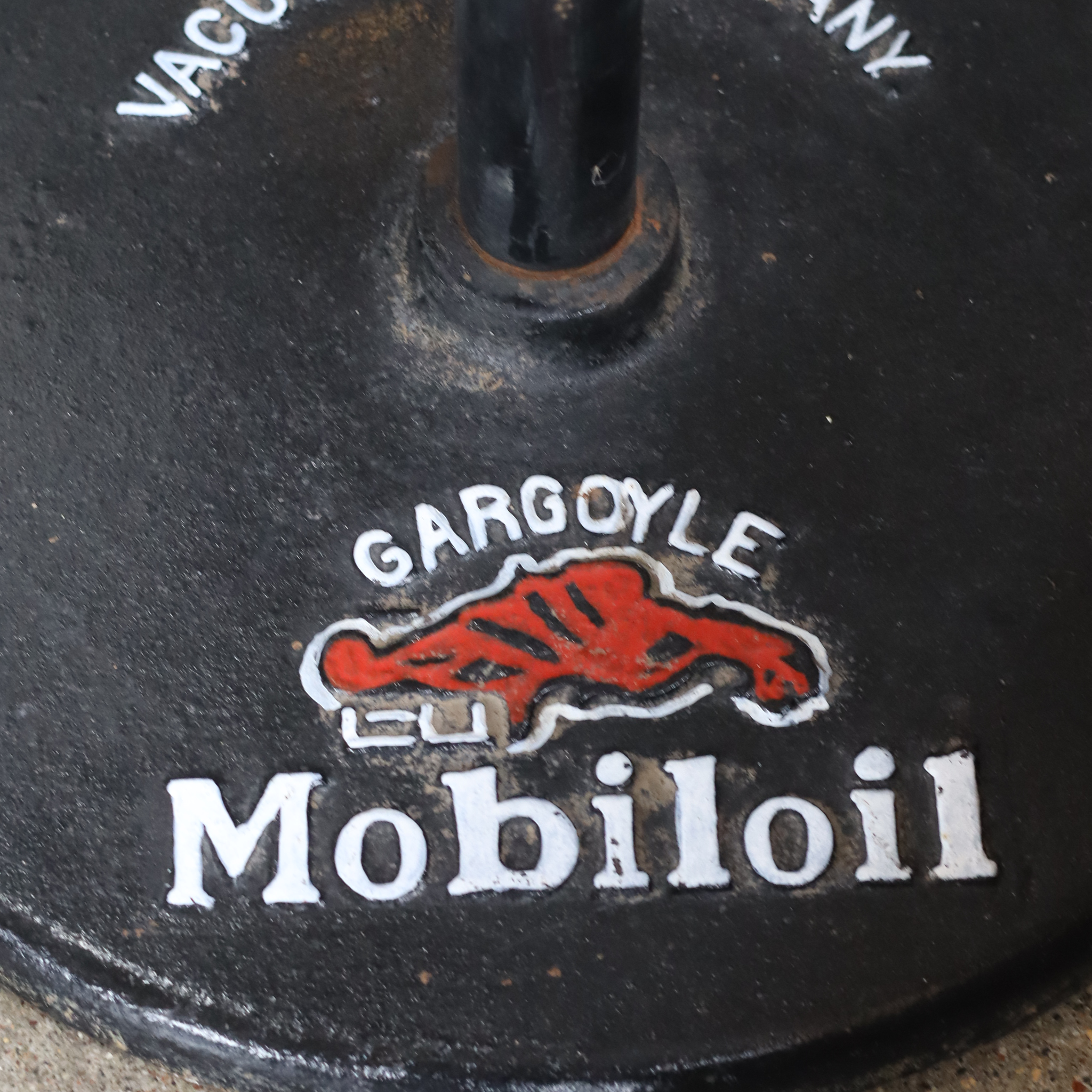 Mobiloil Gargoyle Lollipop Advertisement Stand