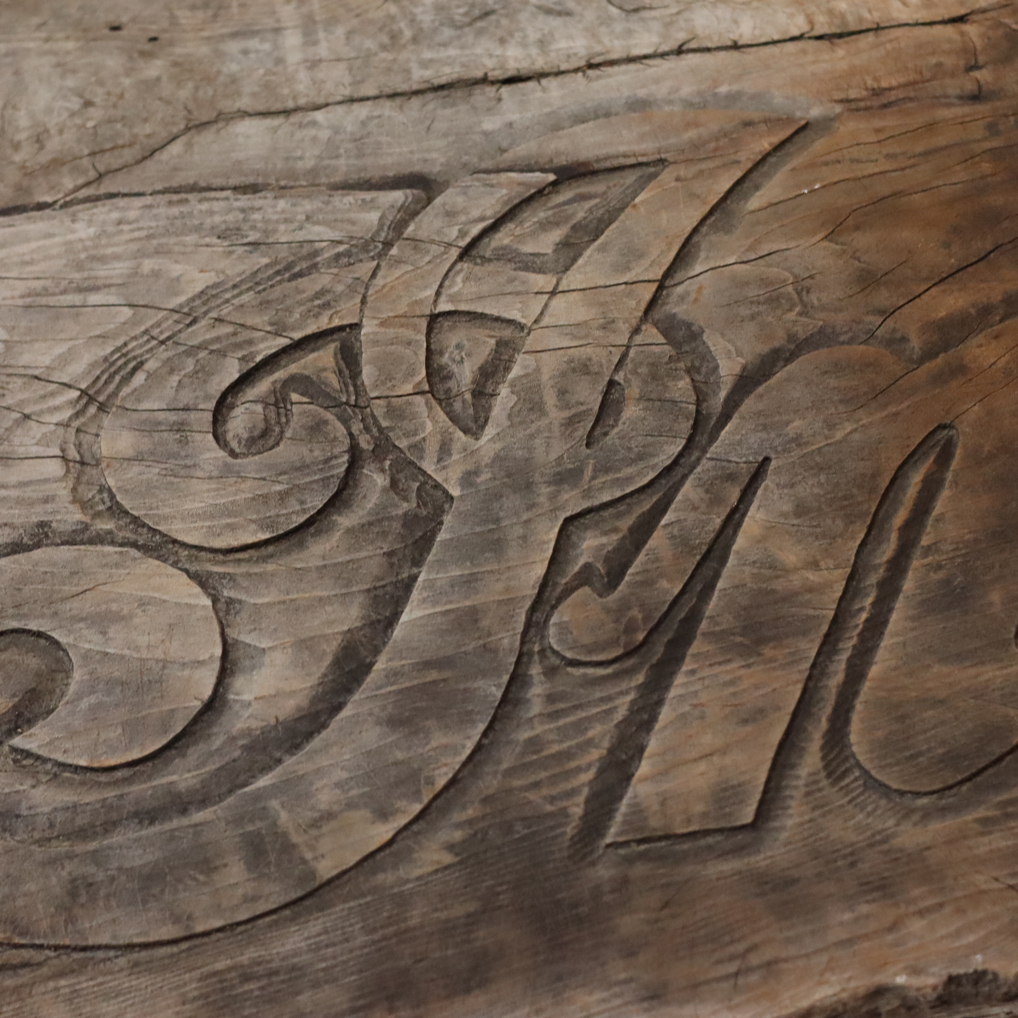 Wooden Indian Sign