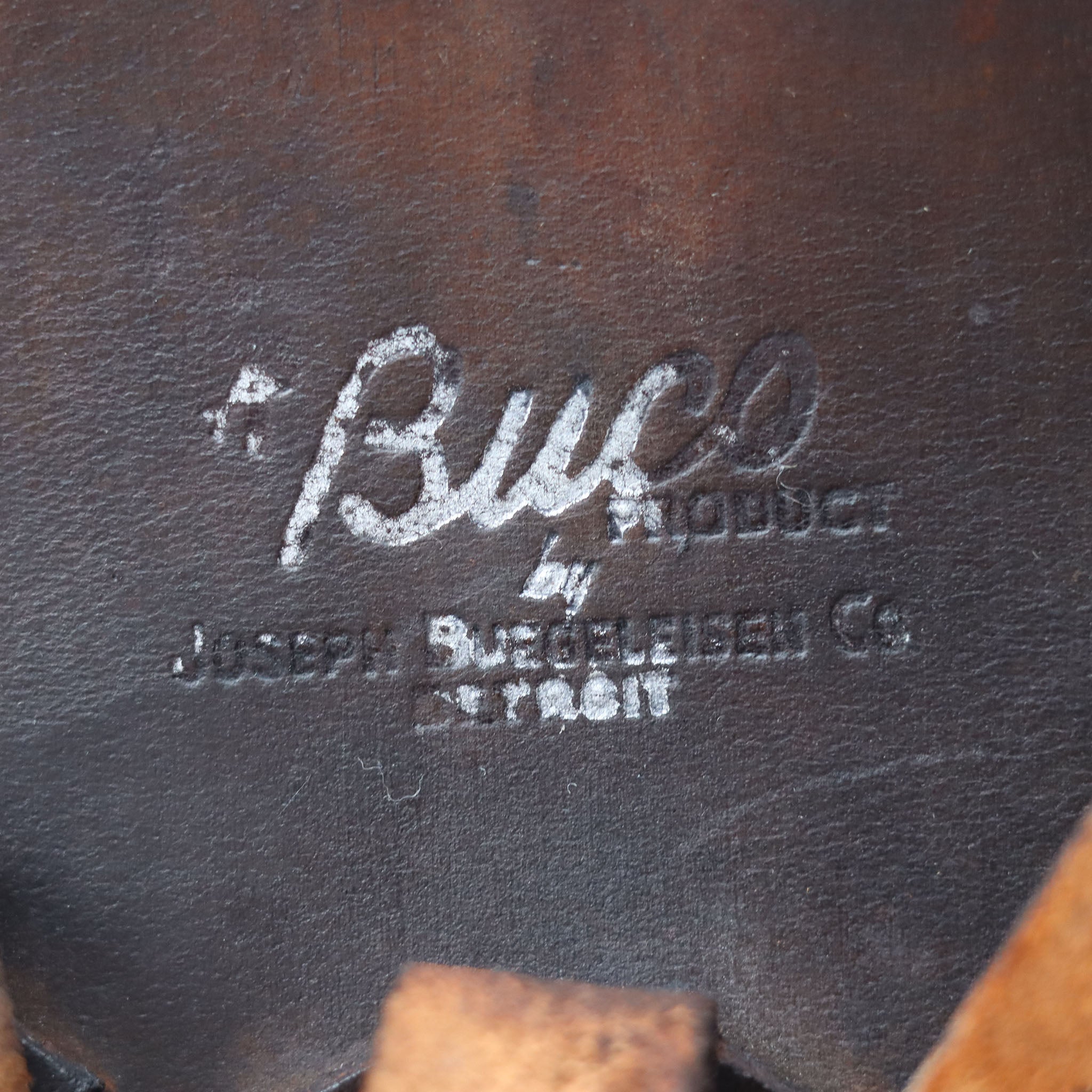Vintage 1940s Buco Leather Motorcycle Kidney Belt
