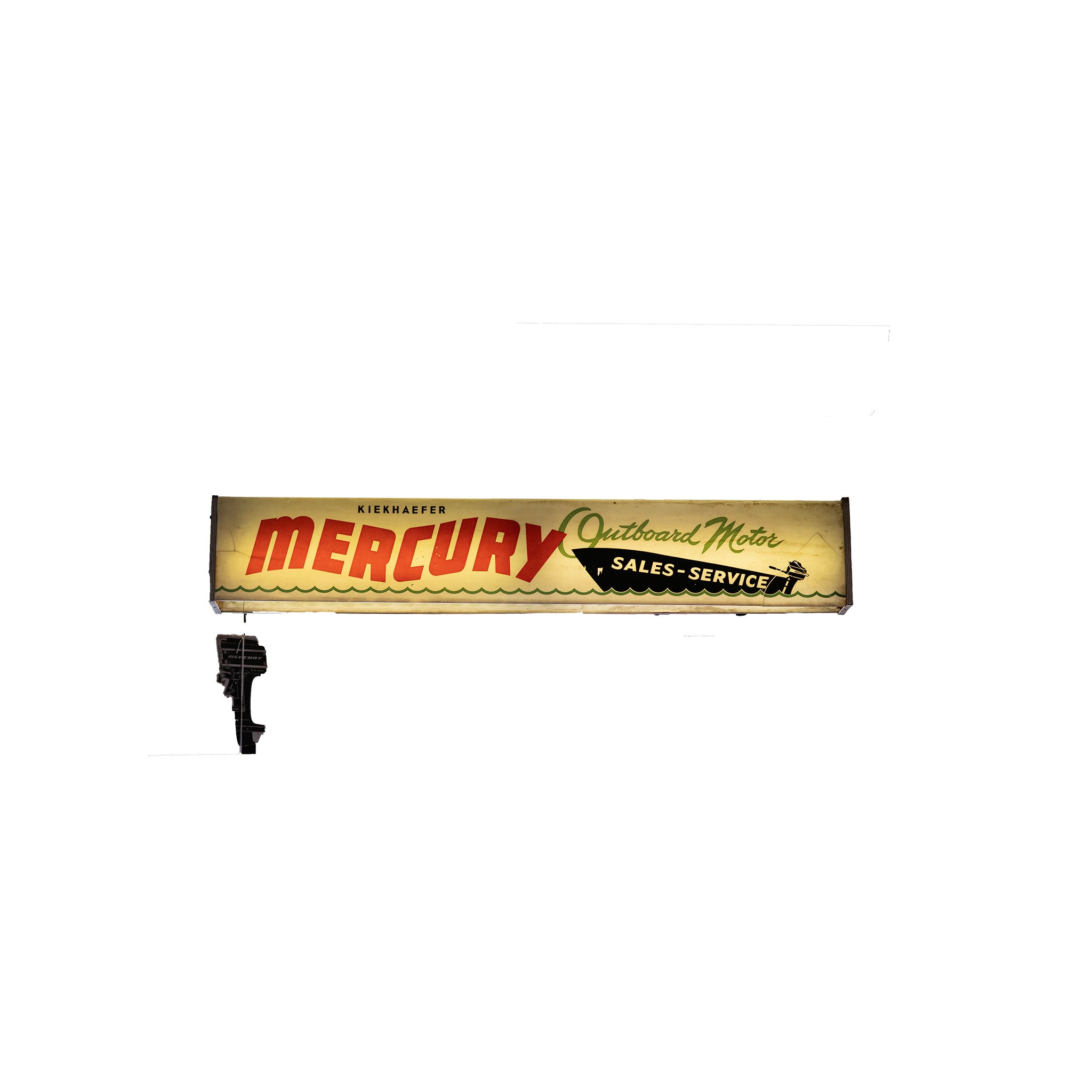 Kiekhaefer Mercury Outboard Motor Light Up Sign