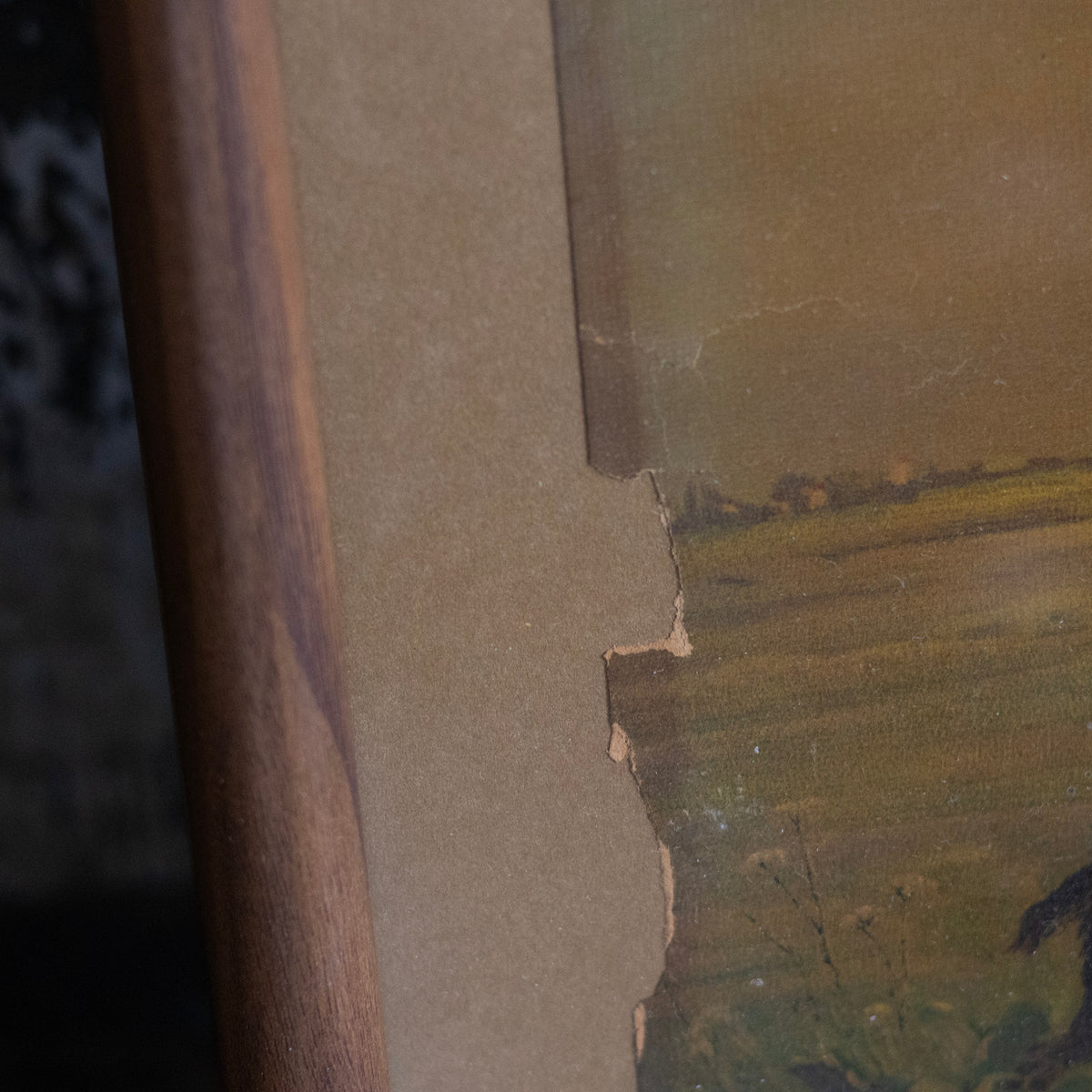 Framed Poacher Lithograph