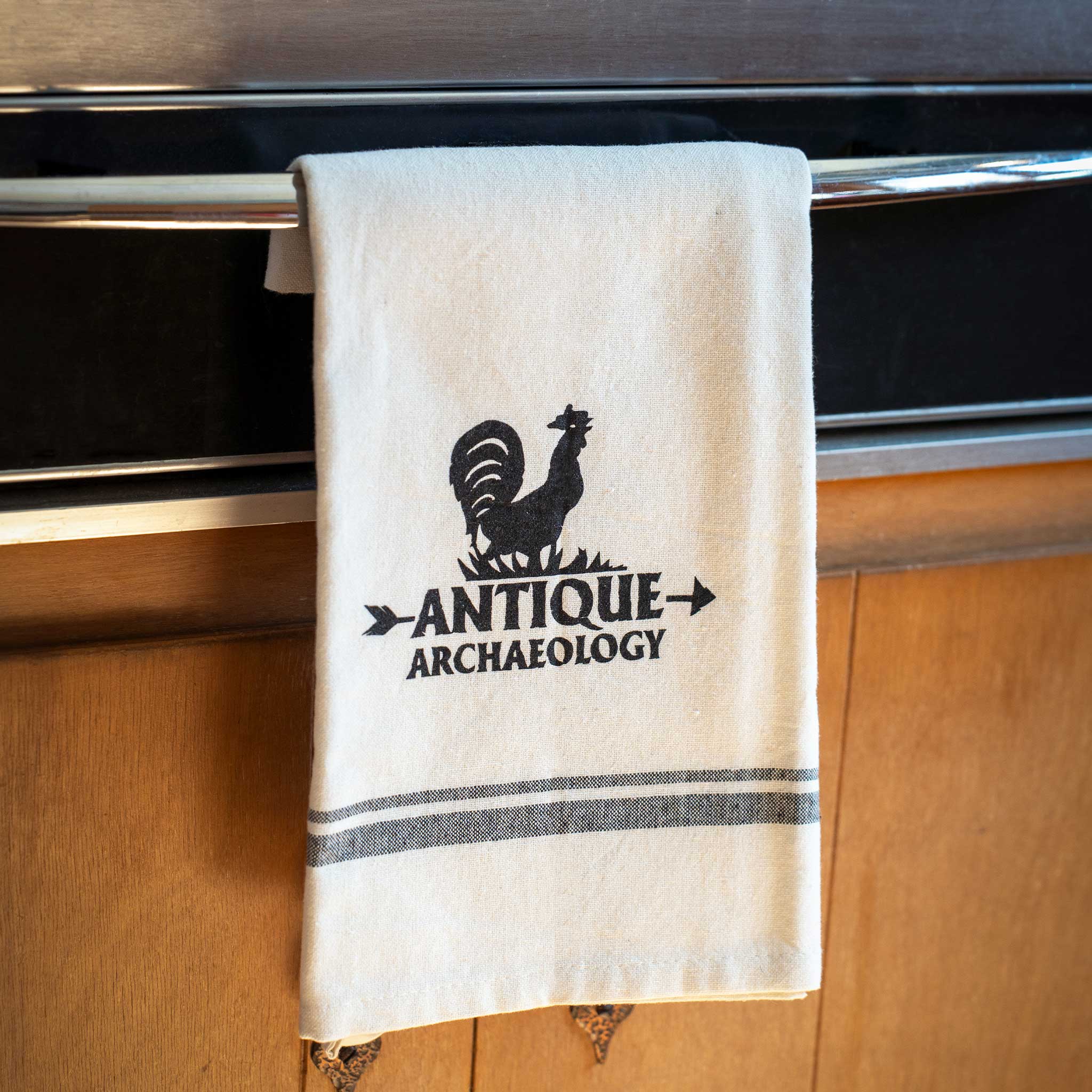 Black and White Tea Towel