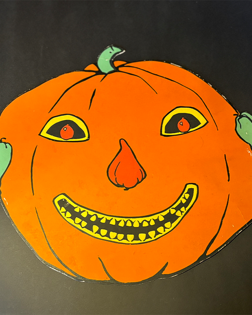 Vintage Pumpkin Halloween Decor Antique Archaeology