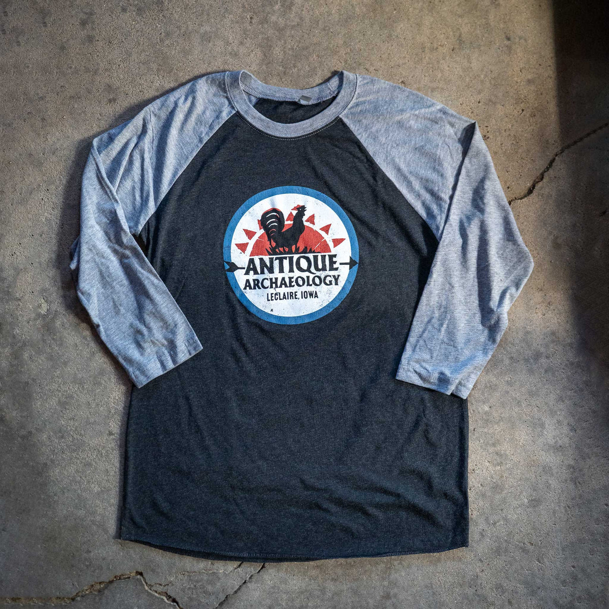 Antique Archaeology Target Raglan