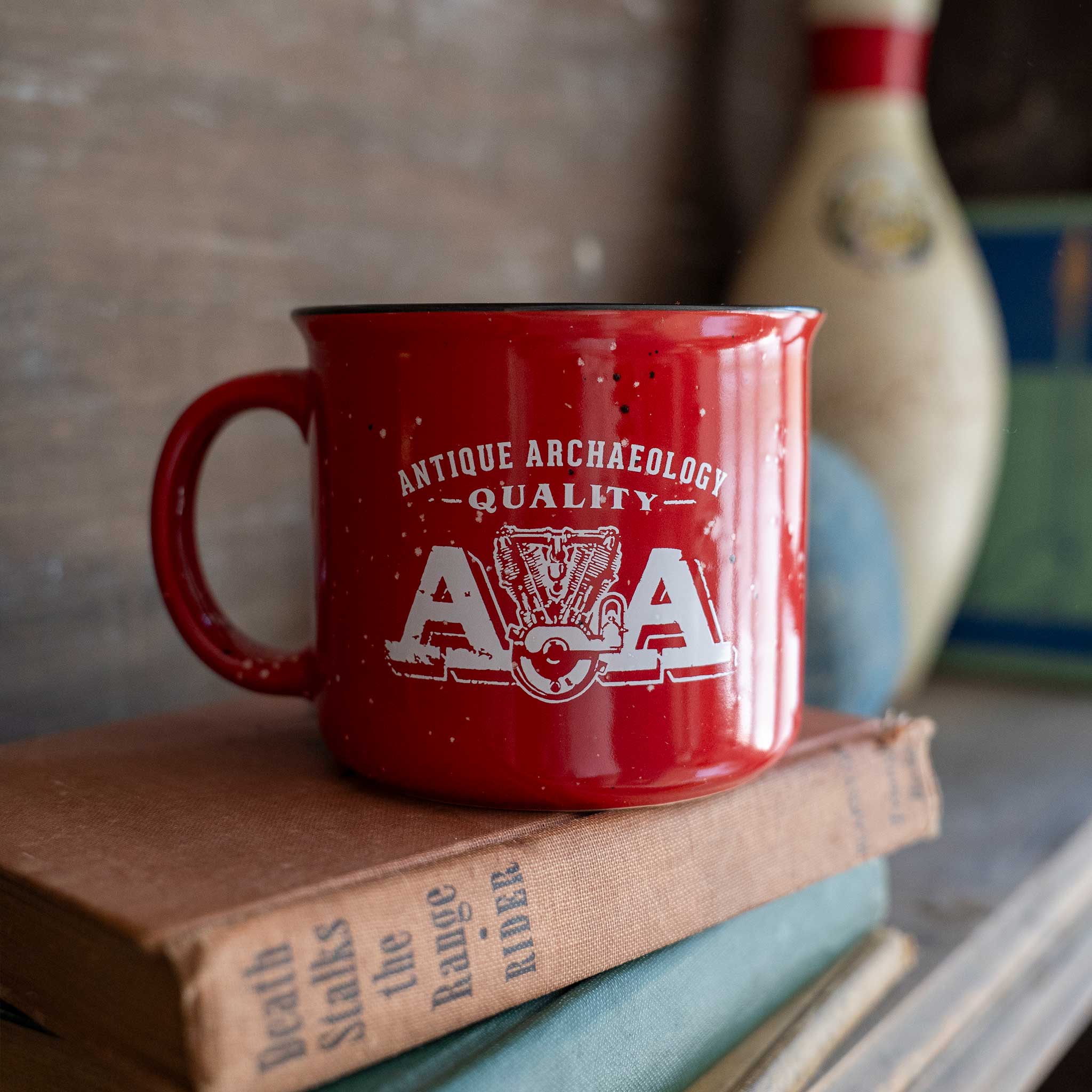 Double A Motor Red Camp Mug