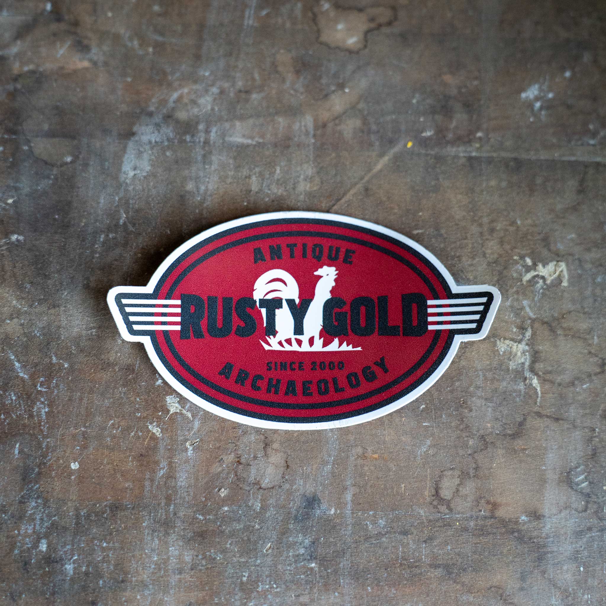Rust Gold Sticker