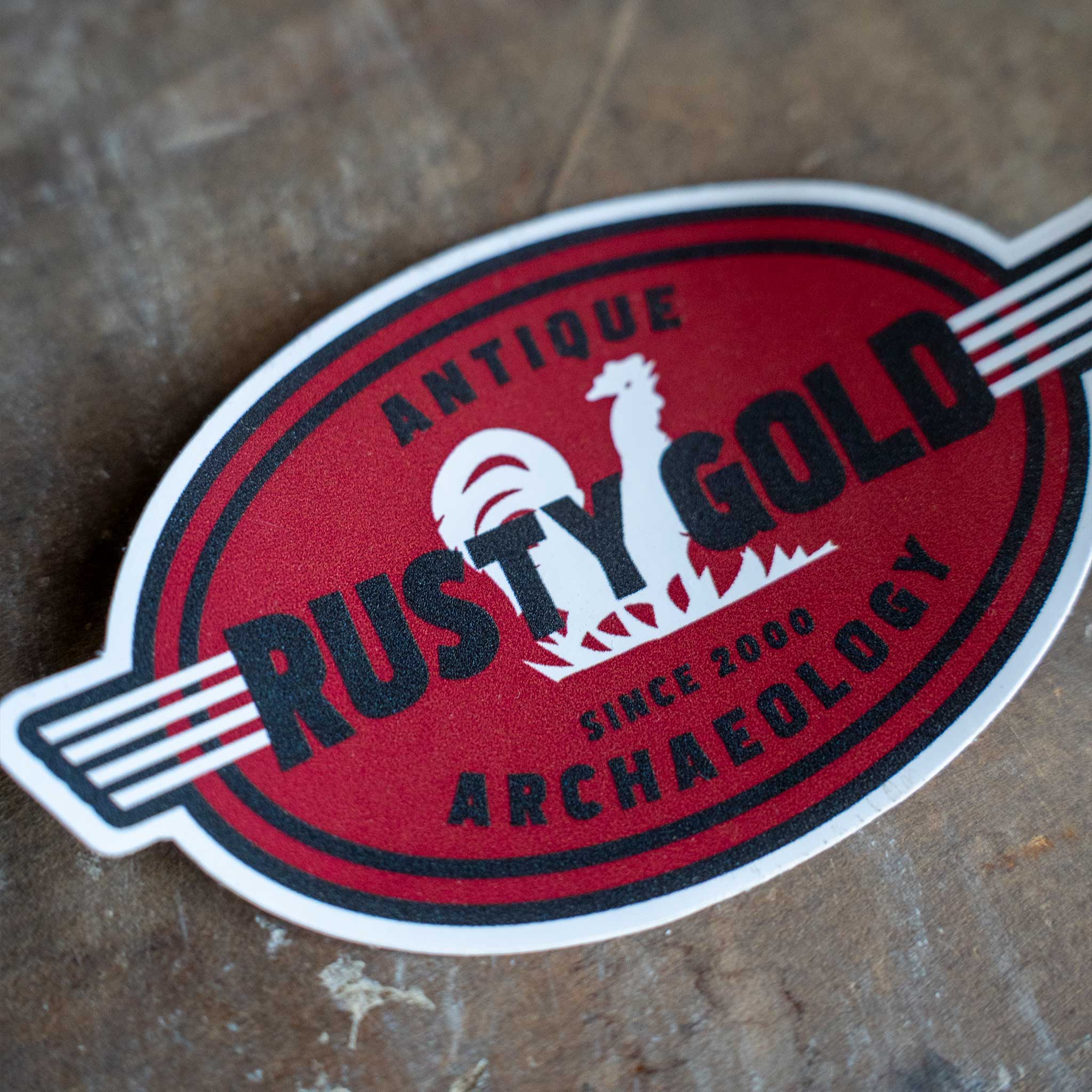 Rust Gold Sticker