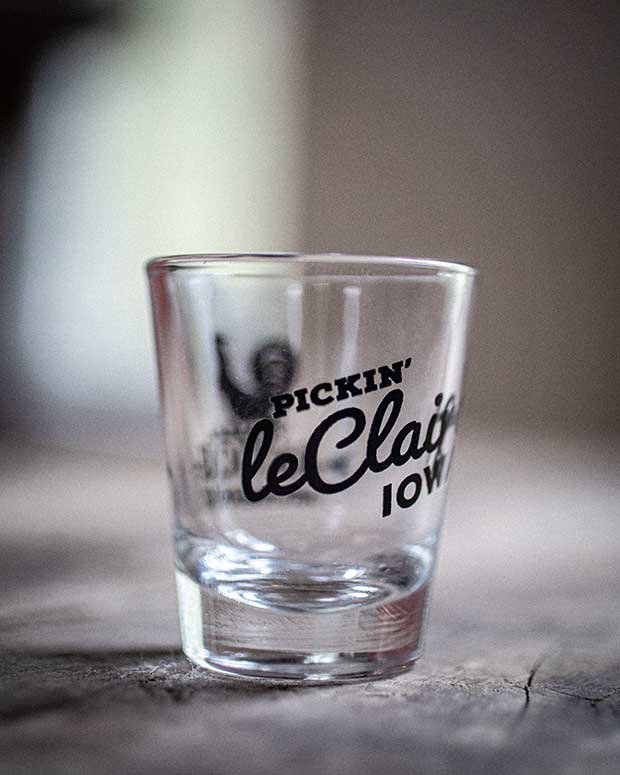 GLASS PICKIN' LECLAIRE SHOTGLASS