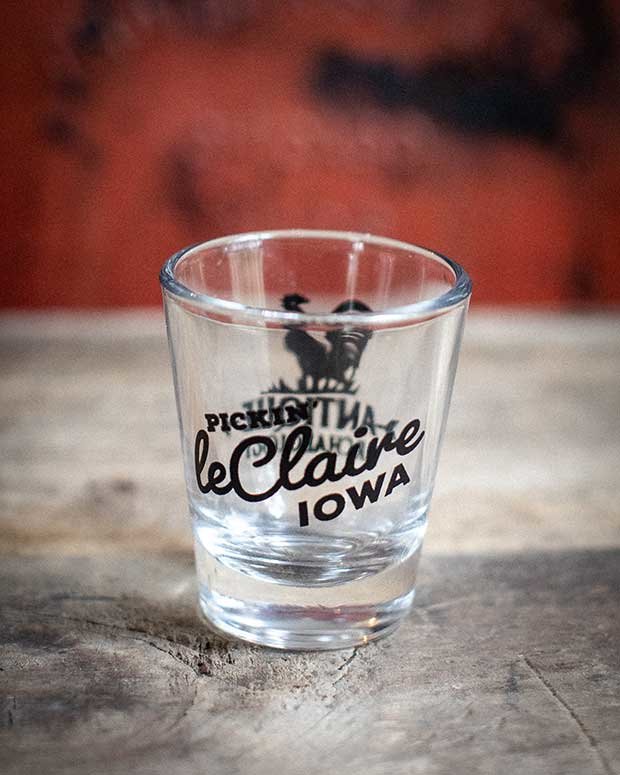 GLASS PICKIN' LECLAIRE SHOTGLASS