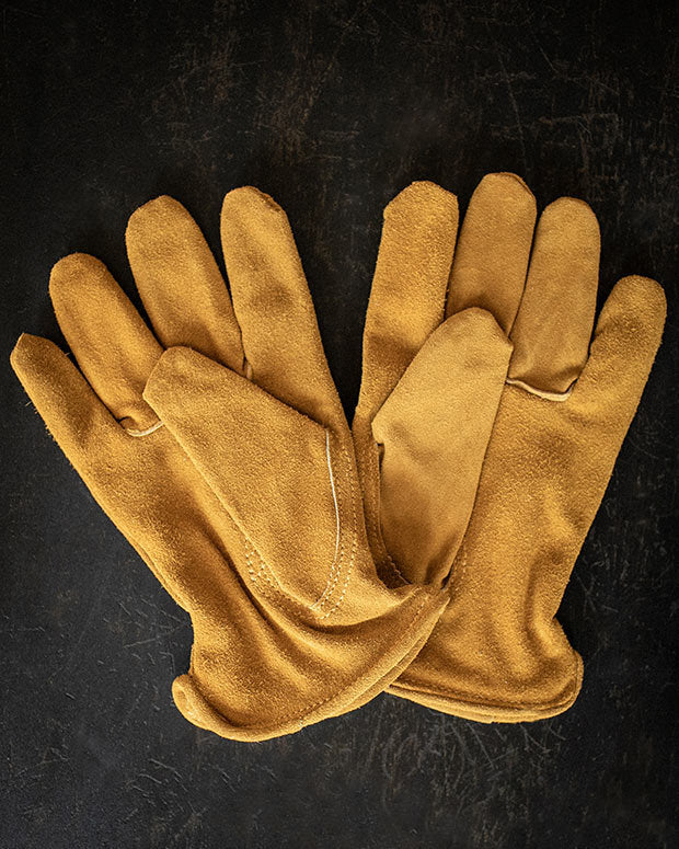 SUEDE TAN WORK GLOVES